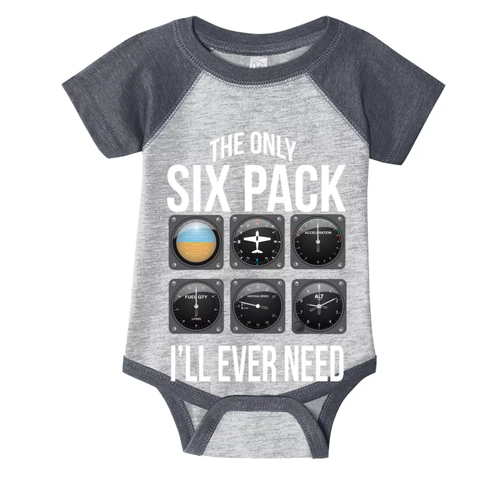 The Only Six Pack I'll Ever Need Infant Baby Jersey Bodysuit