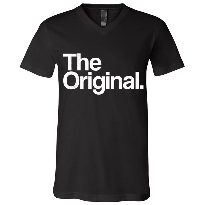 The Original. Funny Classic Logo V-Neck T-Shirt