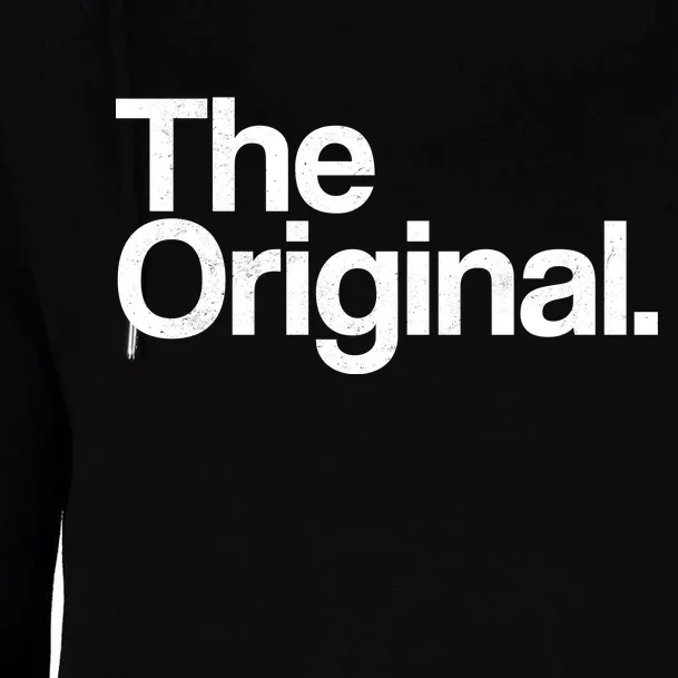 The Original. Funny Classic Logo Womens Funnel Neck Pullover Hood