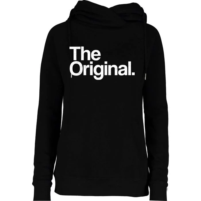 The Original. Funny Classic Logo Womens Funnel Neck Pullover Hood