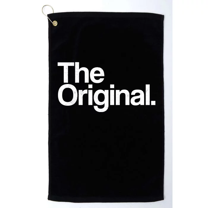 The Original. Funny Classic Logo Platinum Collection Golf Towel