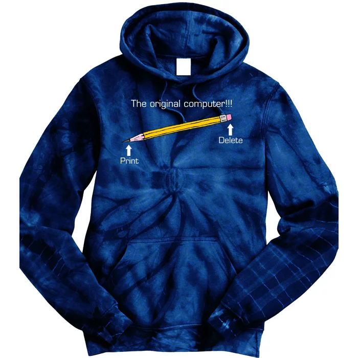 The Original Computer Pencil Tie Dye Hoodie