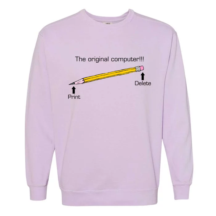 The Original Computer Pencil Garment-Dyed Sweatshirt