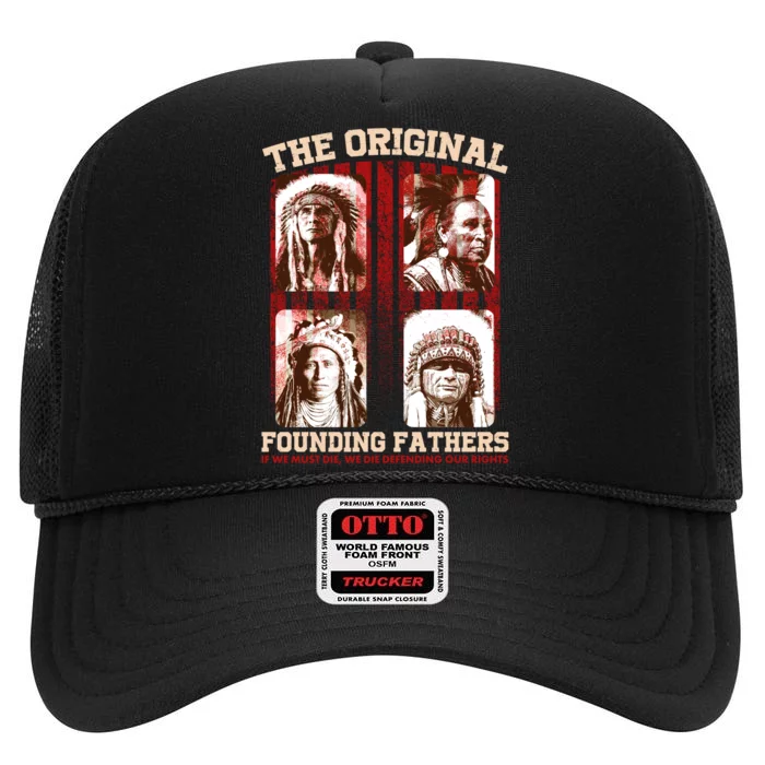 The Original Founding Fathers Native Americans High Crown Mesh Trucker Hat