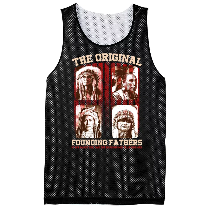 The Original Founding Fathers Native Americans Mesh Reversible Basketball Jersey Tank