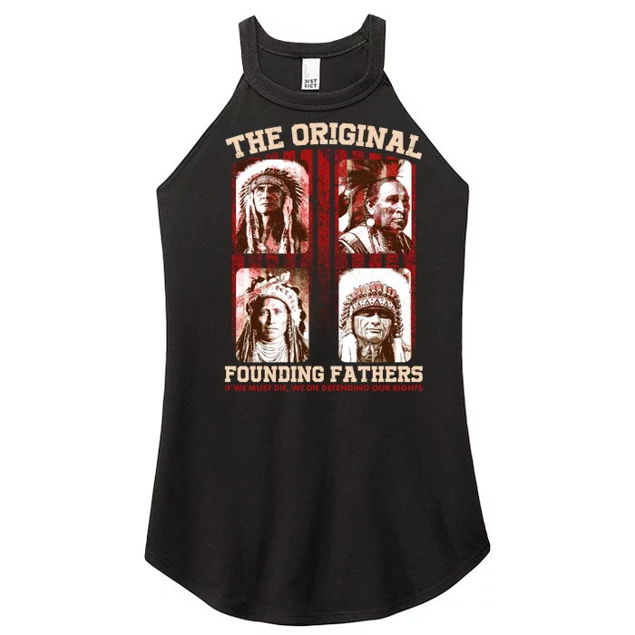 The Original Founding Fathers Native Americans Women’s Perfect Tri Rocker Tank