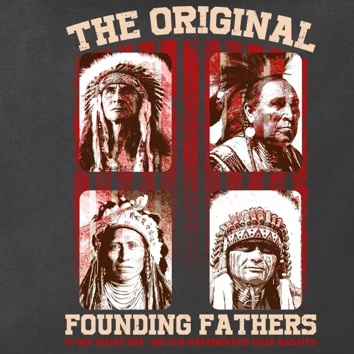 The Original Founding Fathers Native Americans Zip Tote Bag