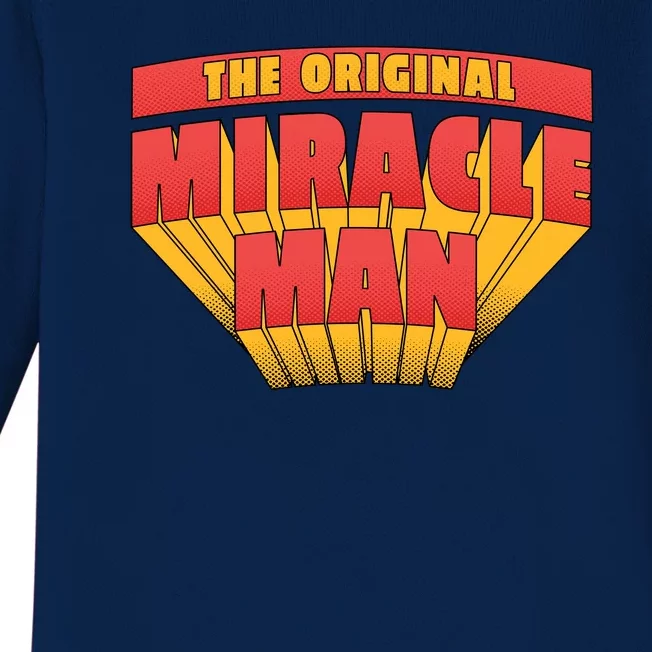 The Original Miracle Man Baby Long Sleeve Bodysuit