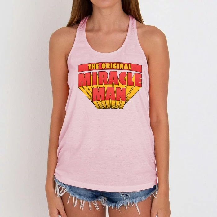 The Original Miracle Man Women's Knotted Racerback Tank