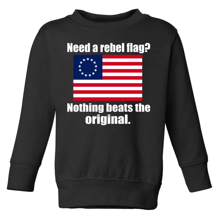 The Original Rebel Colonial Flag Toddler Sweatshirt