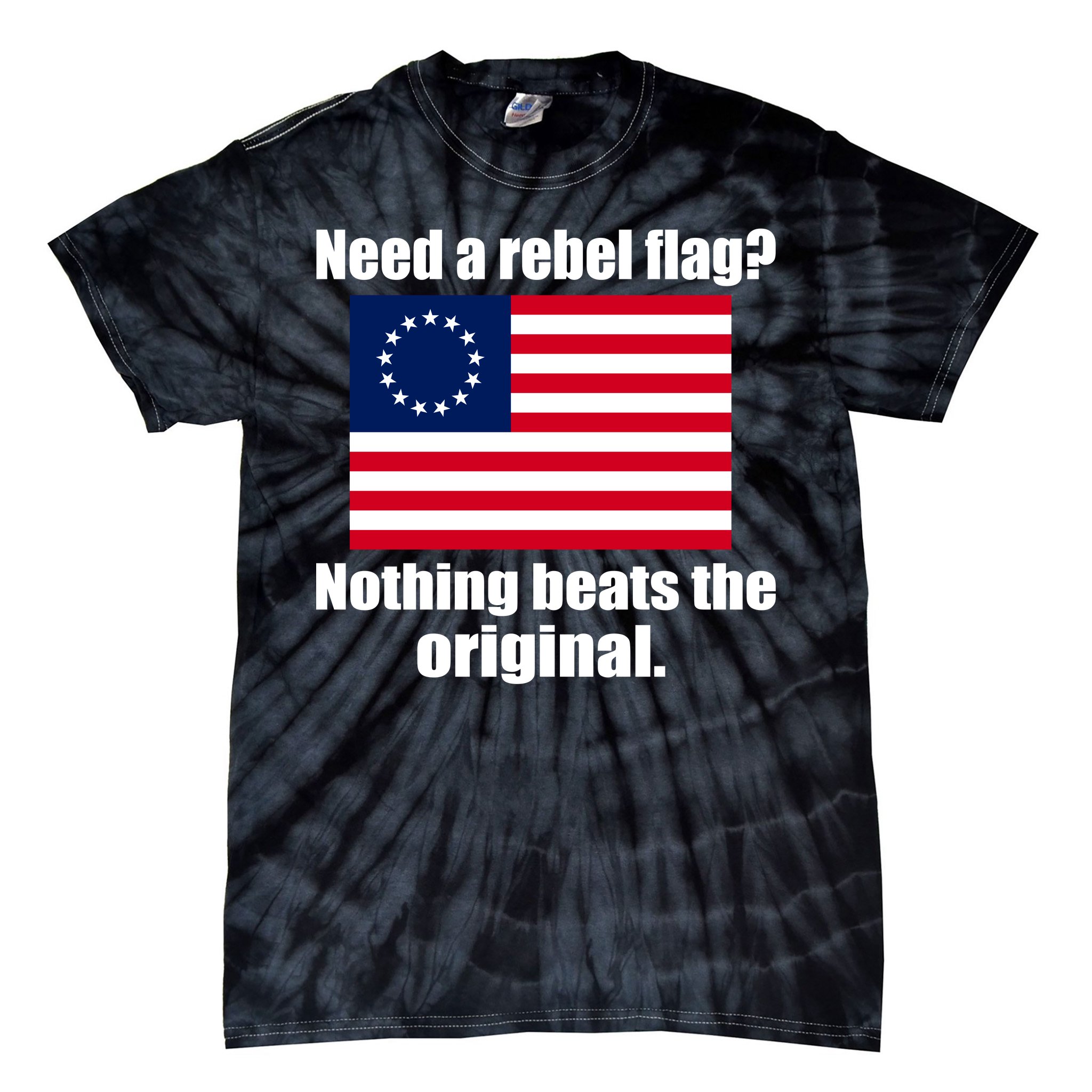 rebel flag tie dye shirt