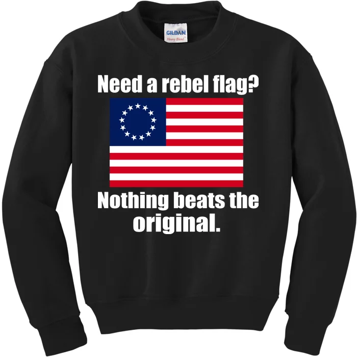 The Original Rebel Colonial Flag Kids Sweatshirt