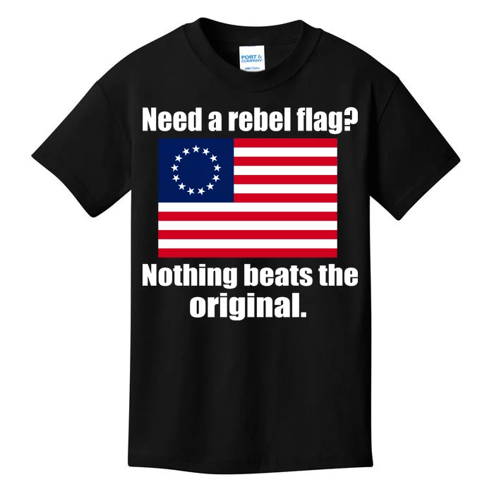 The Original Rebel Colonial Flag Kids T-Shirt