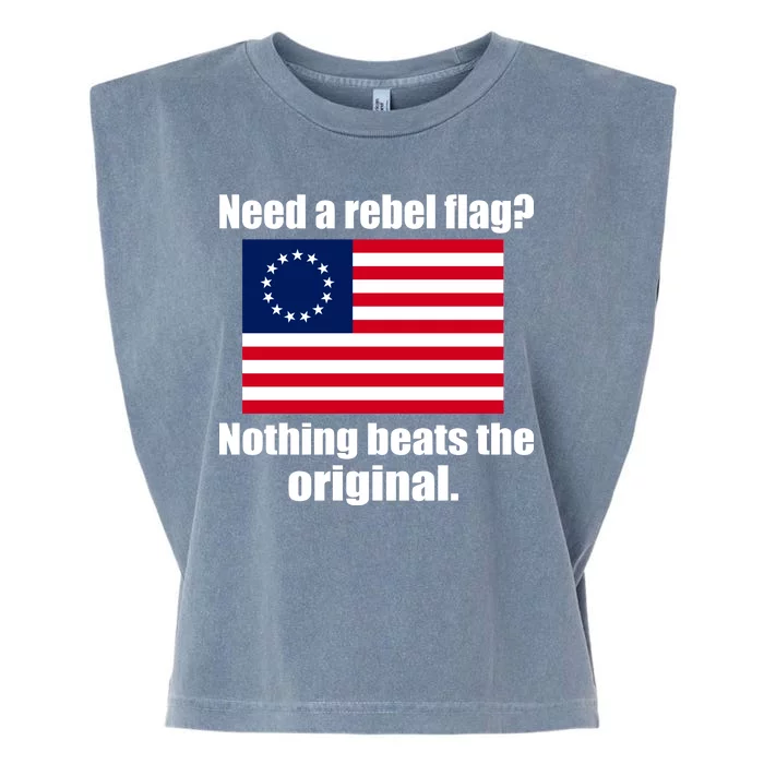 The Original Rebel Colonial Flag Garment-Dyed Women's Muscle Tee