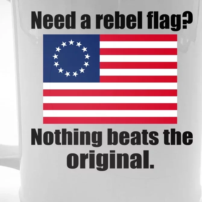 The Original Rebel Colonial Flag Front & Back Beer Stein