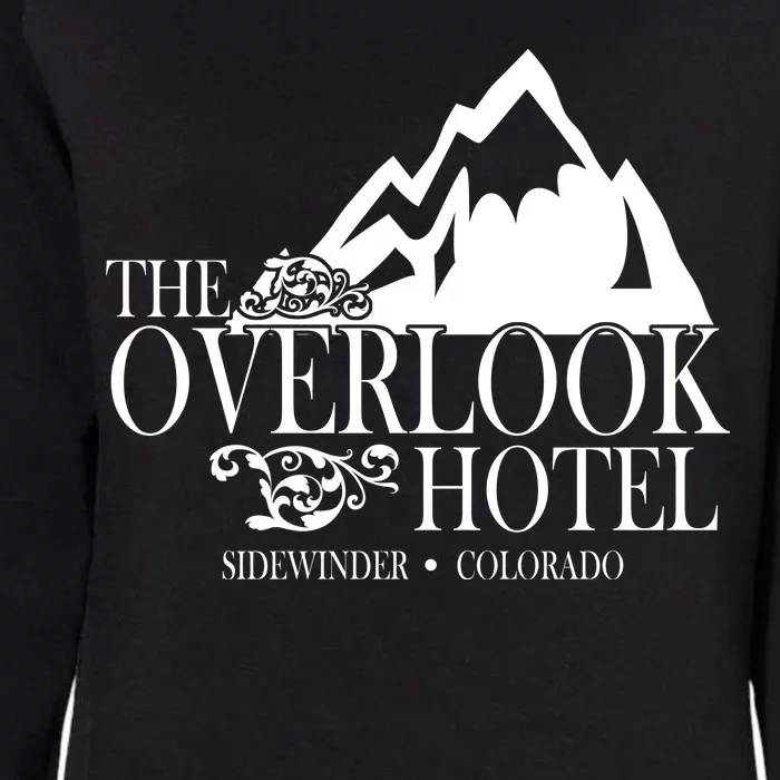 The Overlook Hotel Sidewinder Colorado Womens California Wash Sweatshirt