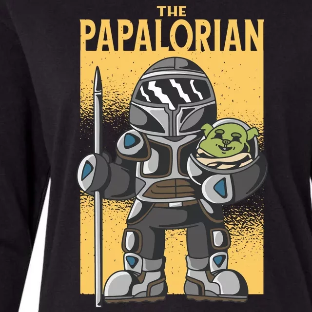 The Papalorian Alien Father Parody Womens Cotton Relaxed Long Sleeve T-Shirt