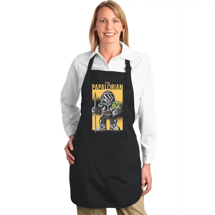 The Papalorian Alien Father Parody Full-Length Apron With Pocket