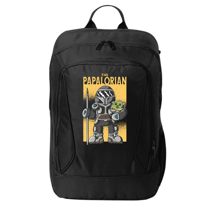 The Papalorian Alien Father Parody City Backpack