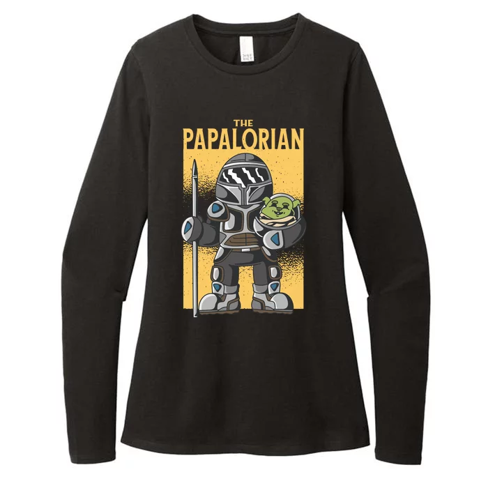 The Papalorian Alien Father Parody Womens CVC Long Sleeve Shirt