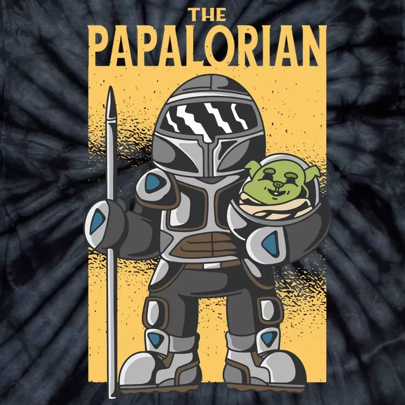 The Papalorian Alien Father Parody Tie-Dye T-Shirt