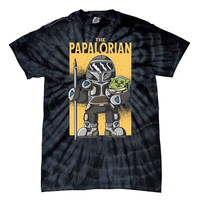 The Papalorian Alien Father Parody Tie-Dye T-Shirt