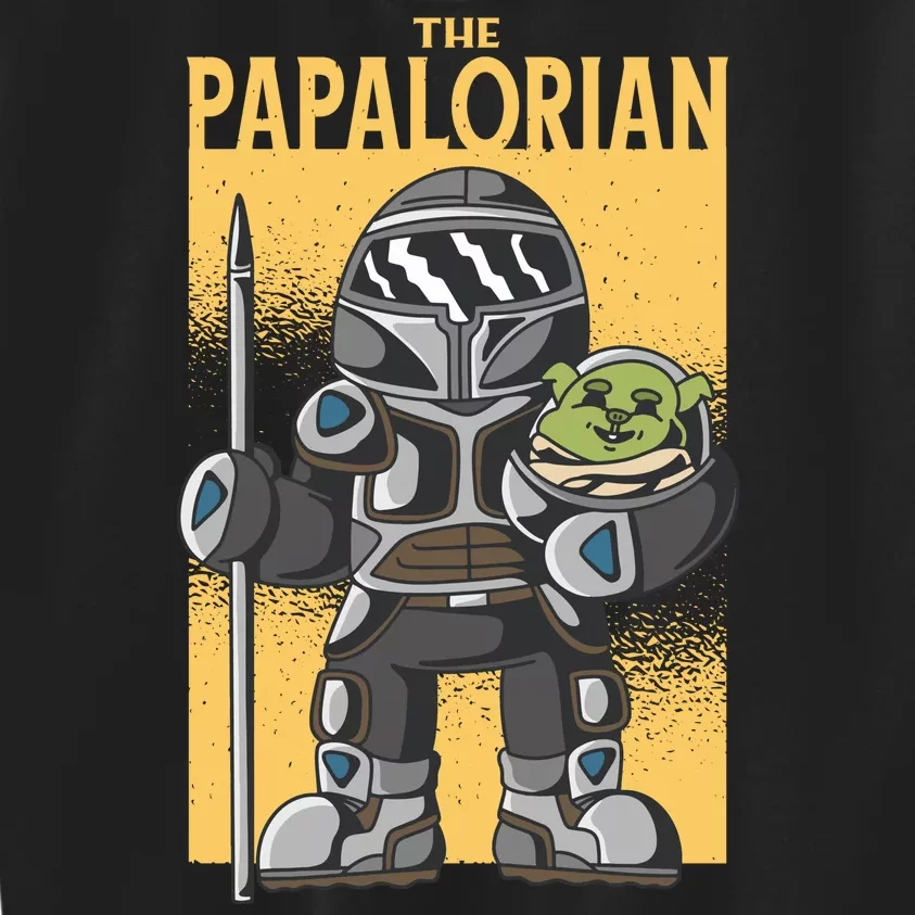 The Papalorian Alien Father Parody Kids Sweatshirt