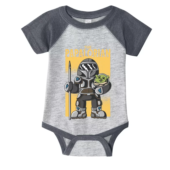 The Papalorian Alien Father Parody Infant Baby Jersey Bodysuit