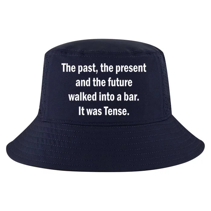 The Past Present Future Tense Bar Cool Comfort Performance Bucket Hat