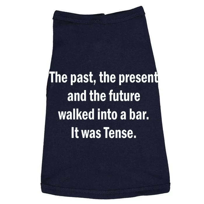 The Past Present Future Tense Bar Doggie Tank