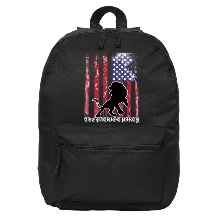 The Patriot Party USA Flag 16 in Basic Backpack