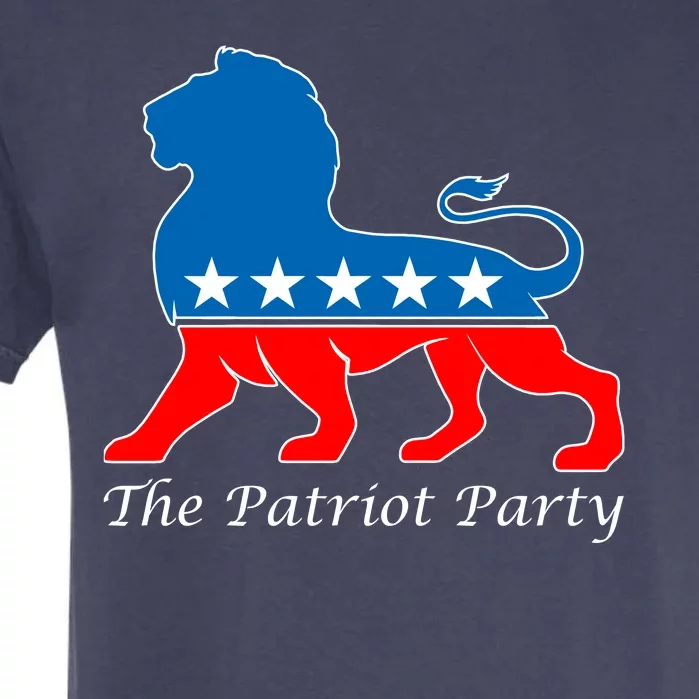 The Patriot Party USA United States of America Garment-Dyed Heavyweight T-Shirt