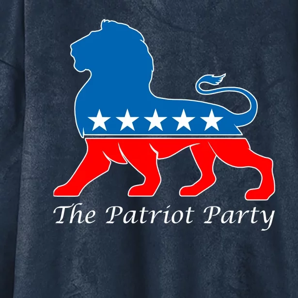 The Patriot Party USA United States of America Hooded Wearable Blanket