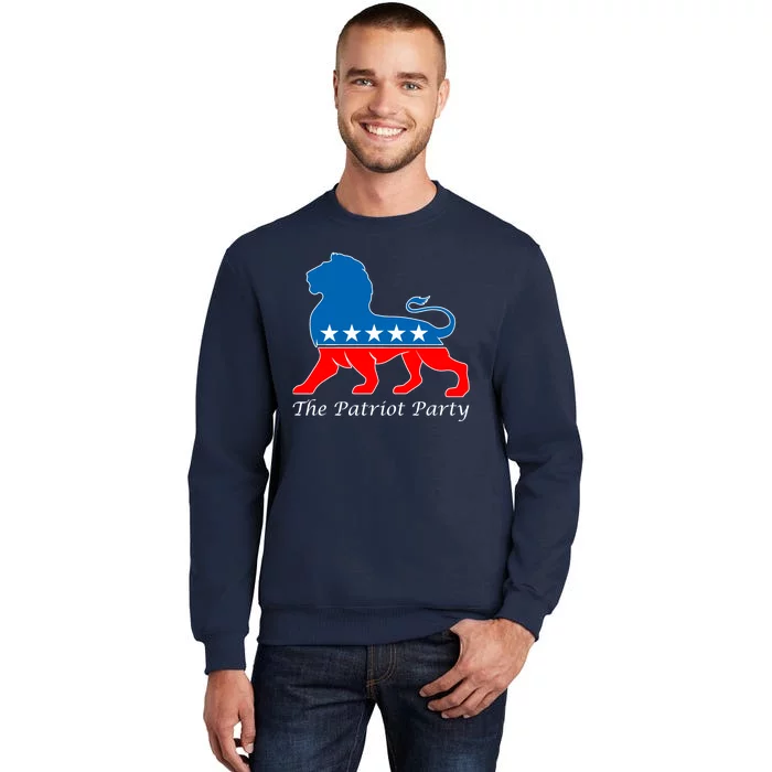 The Patriot Party USA United States of America Tall Sweatshirt