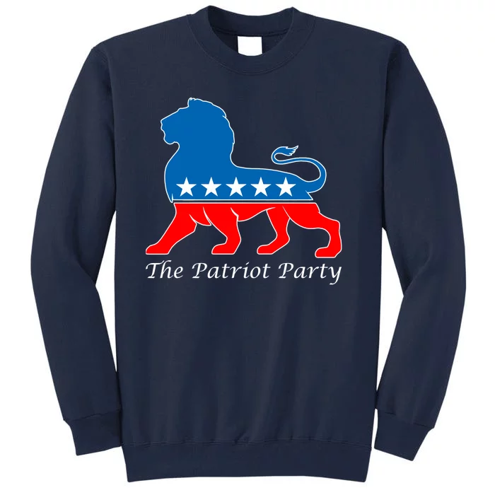 The Patriot Party USA United States of America Tall Sweatshirt