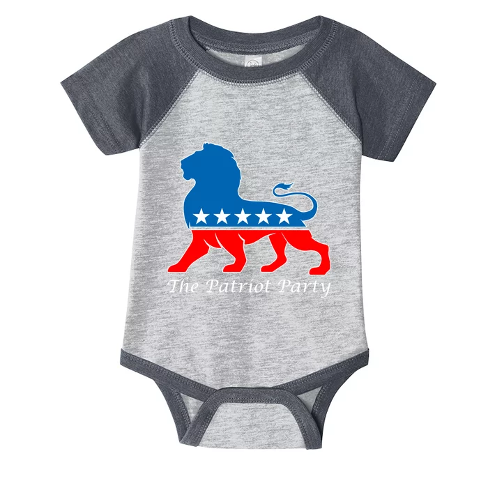 The Patriot Party USA United States of America Infant Baby Jersey Bodysuit