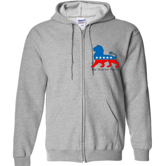 The Patriot Party USA United States of America Full Zip Hoodie