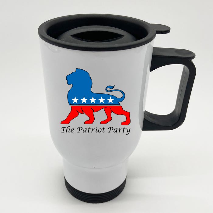 The Patriot Party USA United States of America Front & Back Stainless Steel Travel Mug