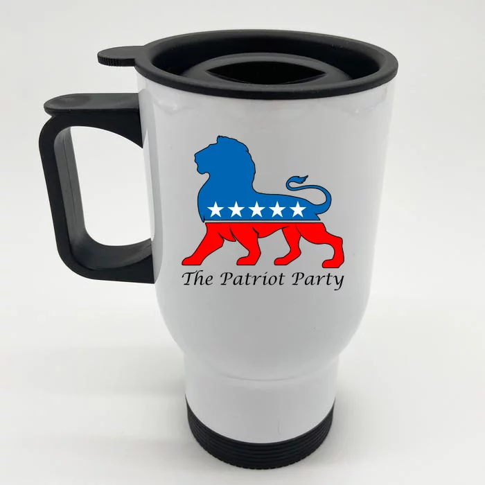 The Patriot Party USA United States of America Front & Back Stainless Steel Travel Mug