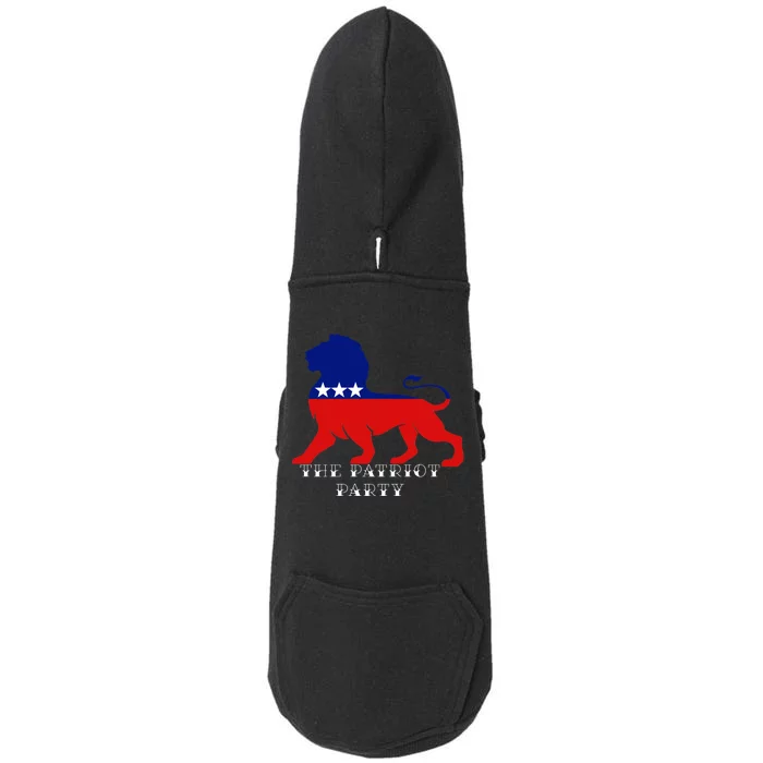 The Patriotic Party Doggie 3-End Fleece Hoodie