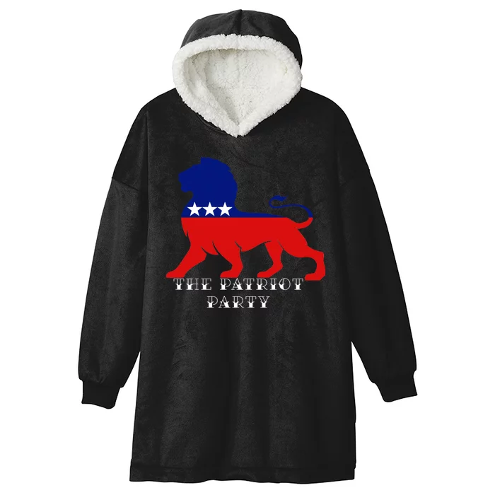 The Patriotic Party Hooded Wearable Blanket