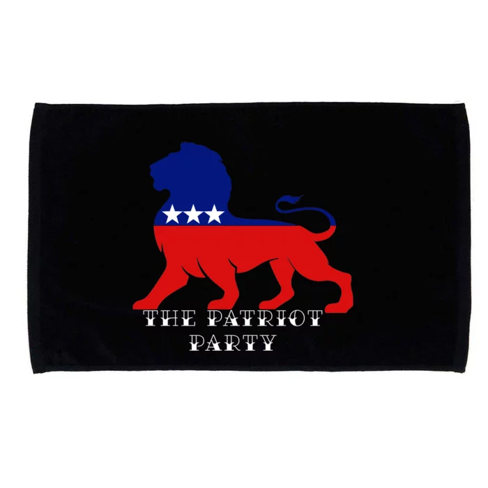 The Patriotic Party Microfiber Hand Towel