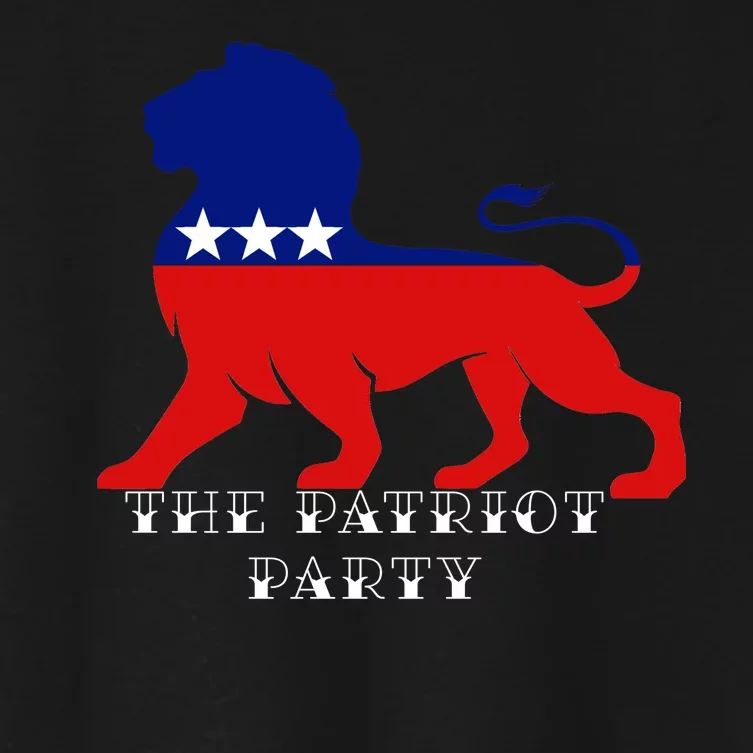 The Patriotic Party Women's Crop Top Tee