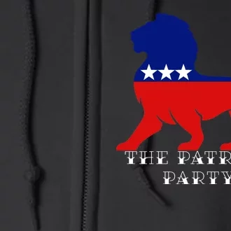 The Patriotic Party Full Zip Hoodie