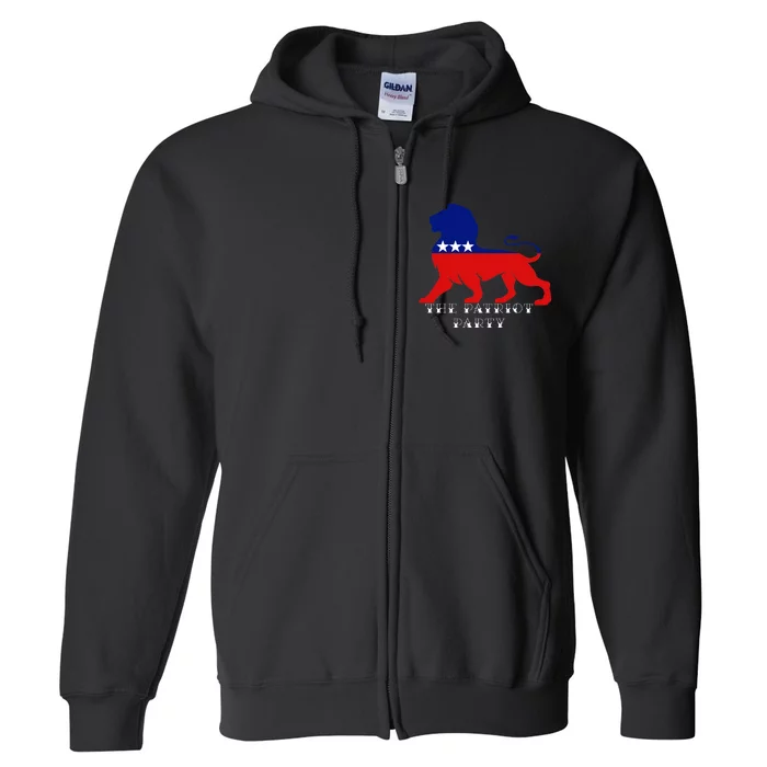 The Patriotic Party Full Zip Hoodie