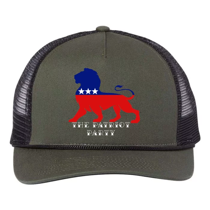 The Patriotic Party Retro Rope Trucker Hat Cap