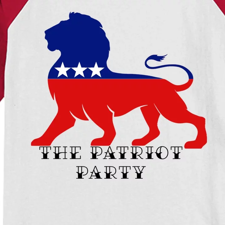 The Patriotic Party Kids Colorblock Raglan Jersey