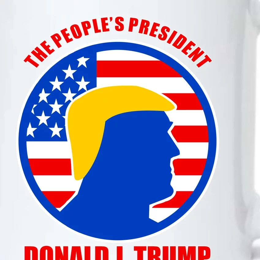 The People's President Donald Trump USA Logo Black Color Changing Mug