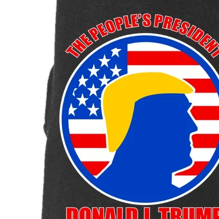 The People's President Donald Trump USA Logo Doggie 3-End Fleece Hoodie