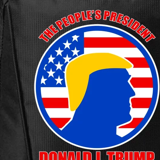 The People's President Donald Trump USA Logo City Backpack